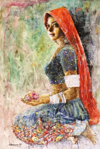 Moazzam Ali, 30 x 42 Inch, Water Color on Paper, Figurative Painting, AC-MOZ-003